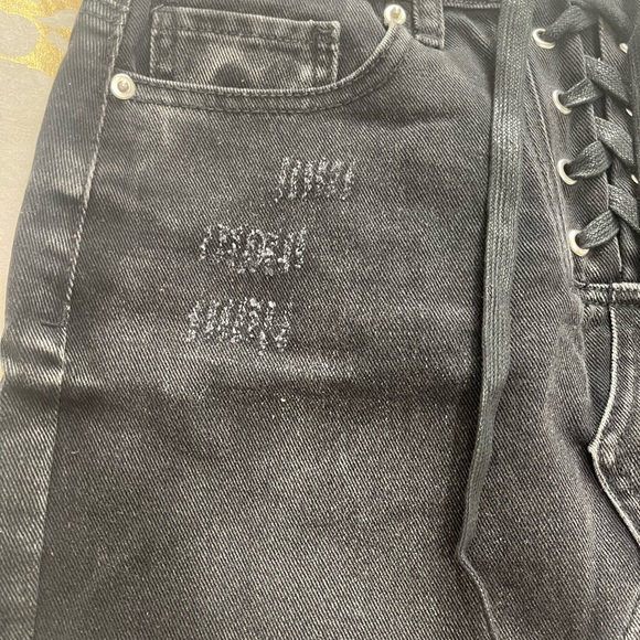 Forever 21 Denim Mini Skirt - Picture 6 of 8